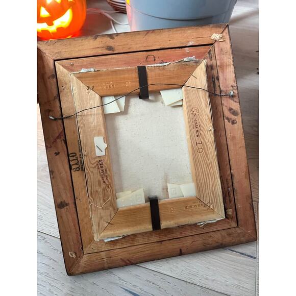 Vintage Oil Painting signed LH Artist Still Life Floral - Picture 3 of 4